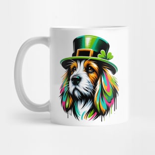 Petit Basset Griffon Vendeen Celebrates Saint Patrick's Day Mug